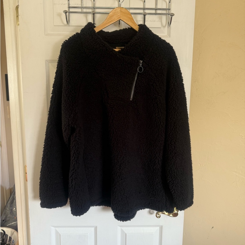 Cozy Black Sherpa Jacket